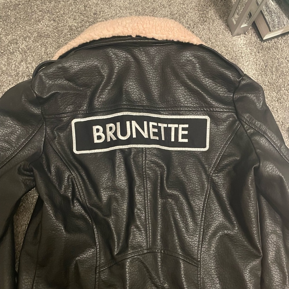 Brunette The Label Vegan Leather jacket
